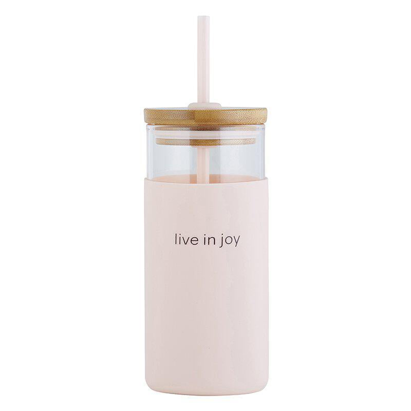 Live In Joy Glass Tumbler