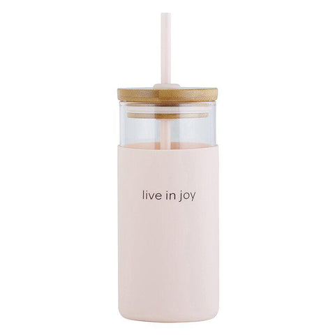 Live In Joy Glass Tumbler