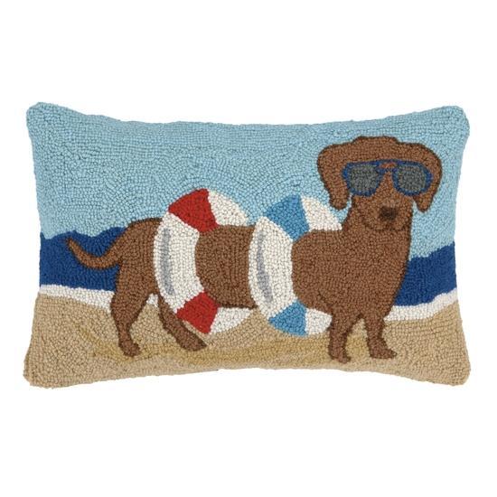 Dachshund at the Beach