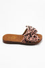 Pink Bow Leopard Sandal