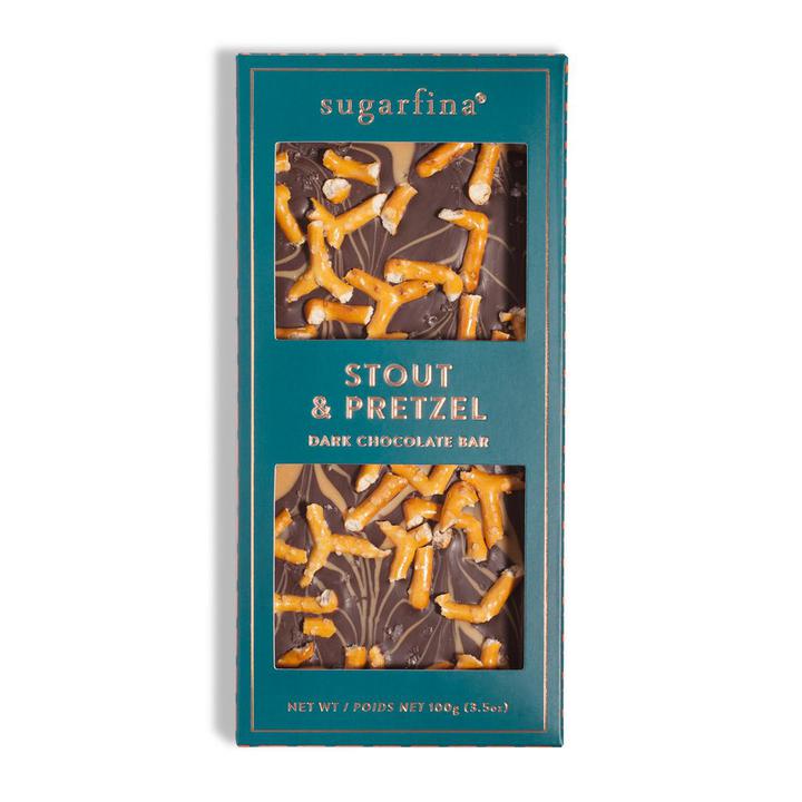 Stout & Pretzel Dark Chocolate Bar
