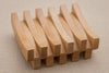 Double Curved Wooden Soap Dish