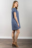 Blue Panel Dress
