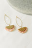 Dara Drop Pink Earring