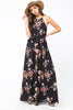 Bella Peplum Maxi Dress