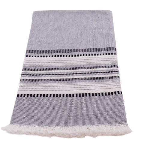 Slate Black Chambray Towel