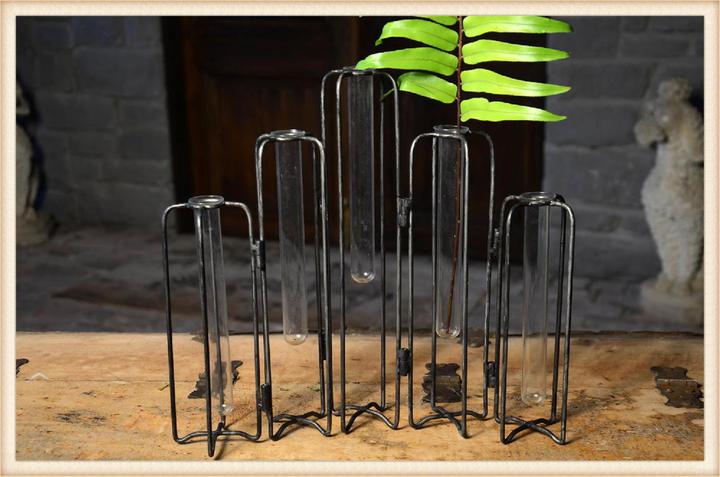 Test Tube Accordion Vase