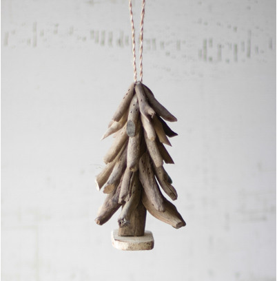 Driftwood Christmas Tree Ornament