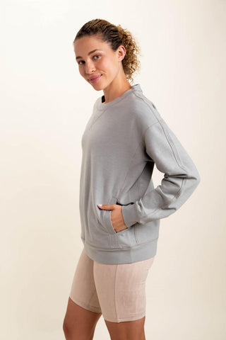 Moon Mist Slub Crewneck