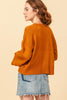 Nutmeg Varsity Sweater