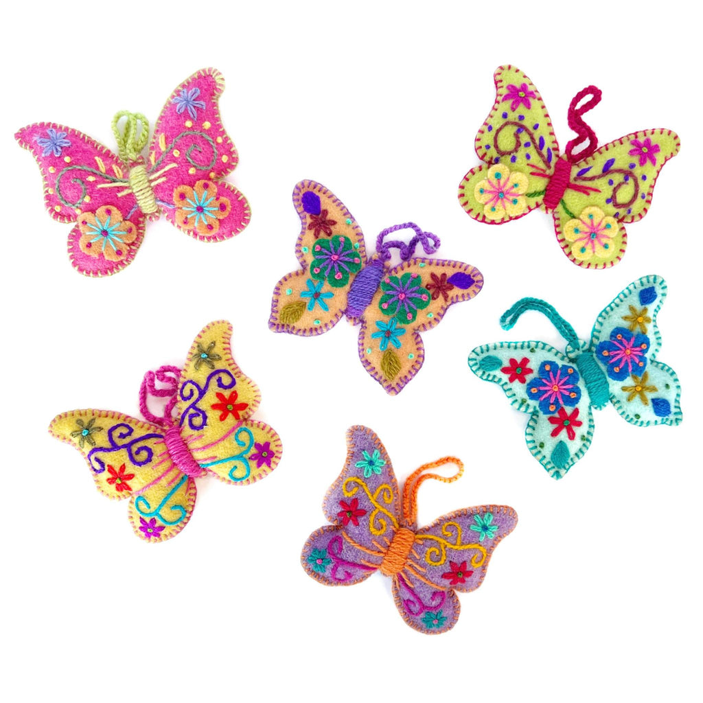 Color Butterfly Ornament