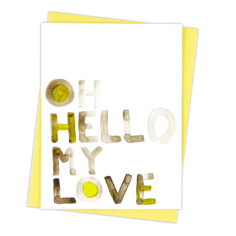Oh Hello Love Card