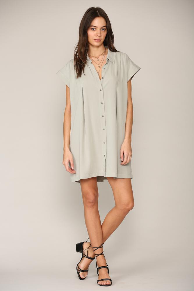 Sage Tie Dress