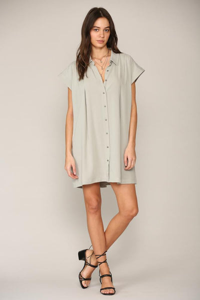 Sage Tie Dress