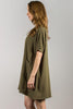 Olive Shift Dress