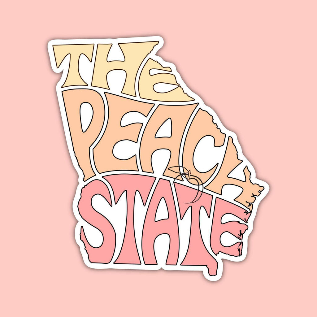 The Peach State Sticker