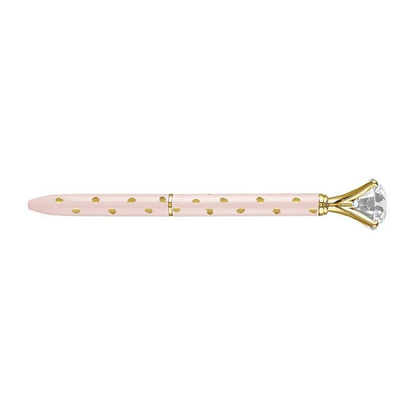 Pink Wedding Gem Pen