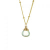 Gold Trinket Stone Necklace