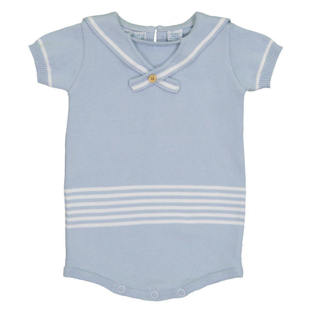 Knit Sailor Romper