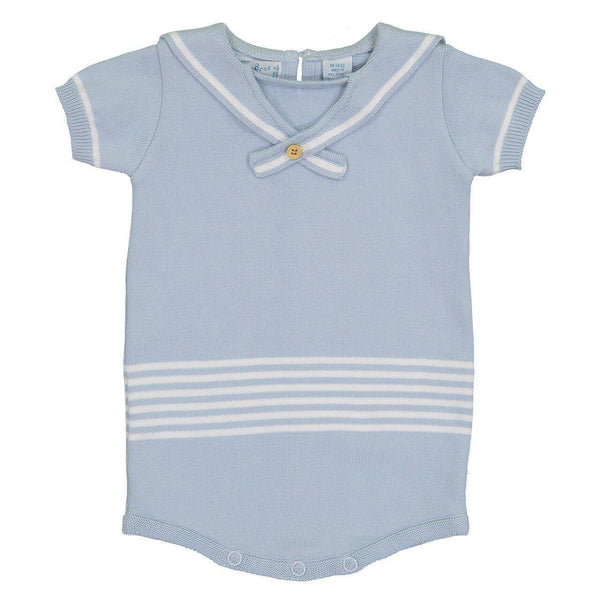 Knit Sailor Romper