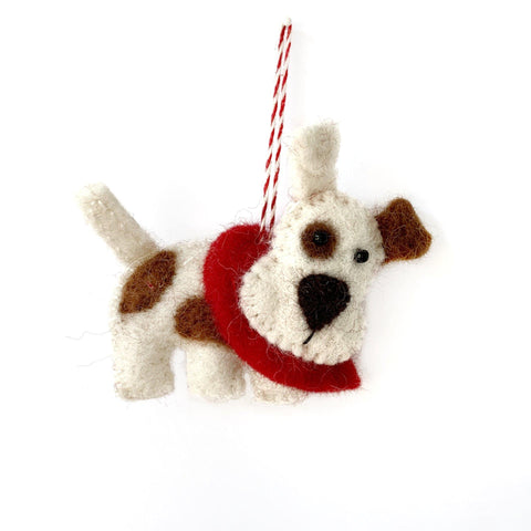 Christmas Dog Ornament