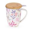 Bailey Botanical Ceramic Tea Mug & Infuser