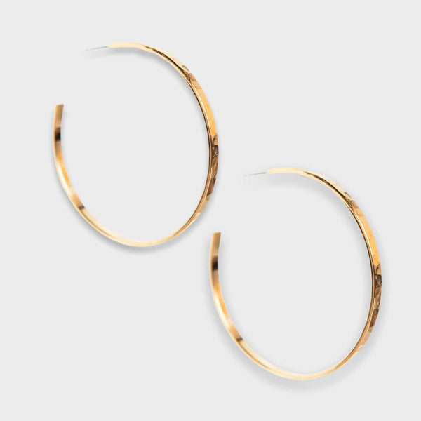 Hammer Hoop Earring