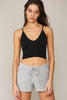 Black Skinny Crop Brami