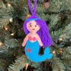 Mermaid Wool Ornament