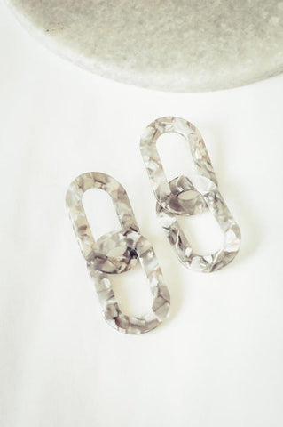 Lena Links Silver Tortoise Dangle Earring