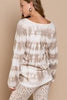Mocha Stripe Top