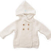 Ivory Crochet Hoodie