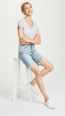 The Star Print V-Neck Tee
