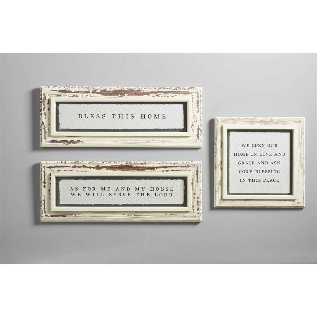 Framed Plaque Decor