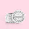 Volcano White Printed Travel Tin