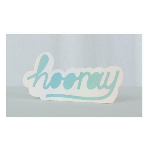 Hooray Pop Up Gift Tag