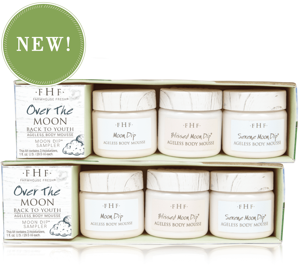 Over The Moon – Moon Dip® Body Mousse Sampler