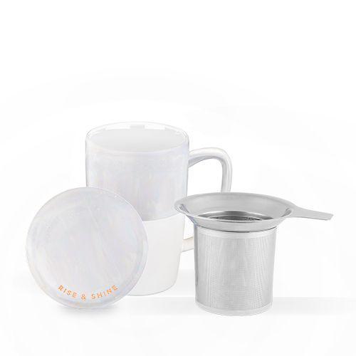 Delia Rise & Shine Tea Mug & Infuser