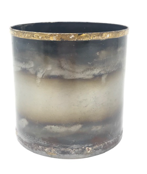 Ox Metal Large Candle