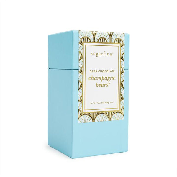 Dark Chocolate Champagne Bears Gift Box
