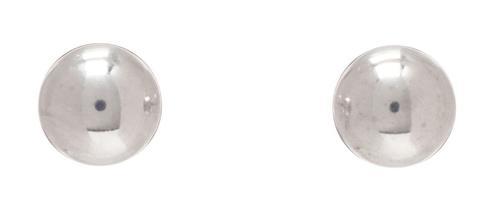 Classic Silver Stud Earrings XL
