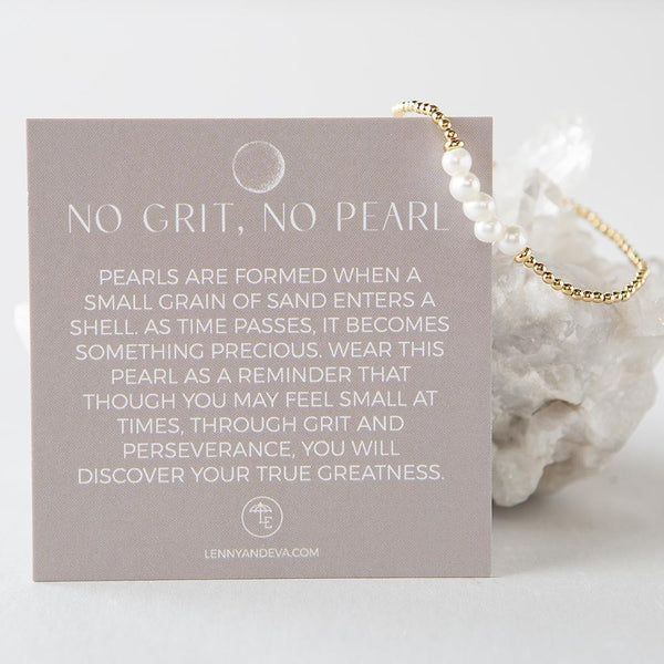No Grit, No Pearl Bracelet