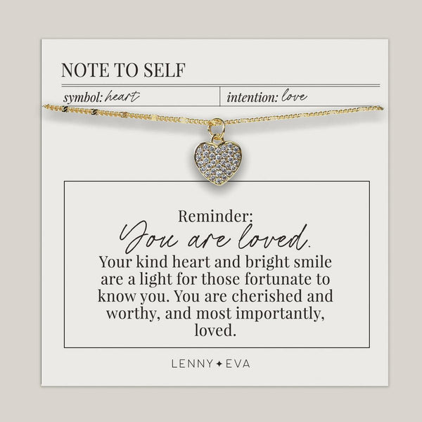Intention Necklace Heart