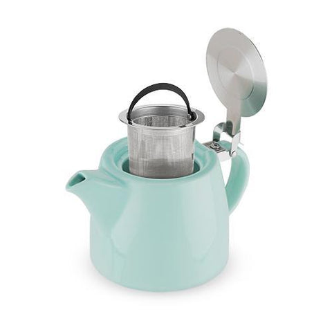 Harper Blue Ceramic Teapot & Infuser