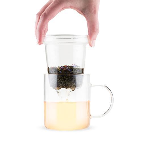 Blake Glass Tea Infuser Mug