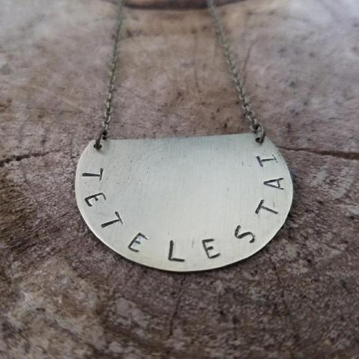 Half Moon Tetelestai Necklace