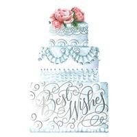 Best Wishes Cake Grand Flat Note