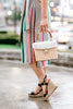 Pink & Green Button Top Wrap Dress