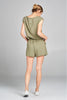 Casual Olive Romper