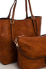 Classic 2in1 Taupe Shopper Bag